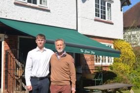 Father and son try to sell shop after eight months