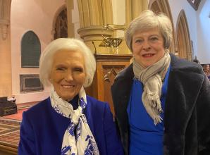 Famous faces at Bisham carol service help raise more than £1500 for charity