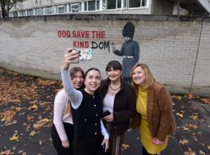 Residents spot a possible 'Banksy' artwork near Windsor car park