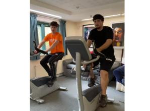 School's intrepid cyclists celebrate heroic fundraising mission for 'amazing' charity