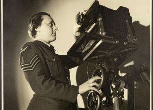 Photo collection showcasing wartime filmmaking at Pinewood Studios published for VE Day 80th anniversary