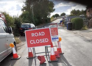 'Over the top' road closure questioned by inconvenienced residents driving three miles out of their way