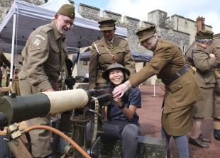'Living history' wartime weekend at Windsor Castle marks 80th anniversary of VJ Day