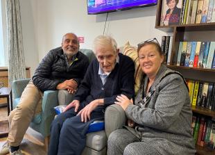 Slough mayor attends Burnham care home resident's 100th birthday celebrations