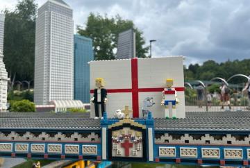 Model makers at LEGOLAND Windsor celebrate historic Euro 2025 triumph