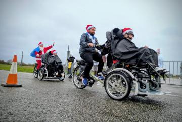 In pictures: Winter Wonderwheels brings festive superheroes to Dorney Lake