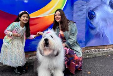 New community mural gives 'fresh sense of identity' to Langley Pavilion