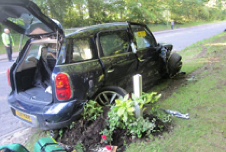 Boy, 12, suffers minor injuries after A4 crash