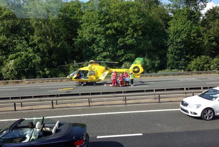 Serious crash on M4 causing severe delays