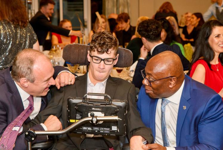 Celebrity support for disability charity's awards evening 