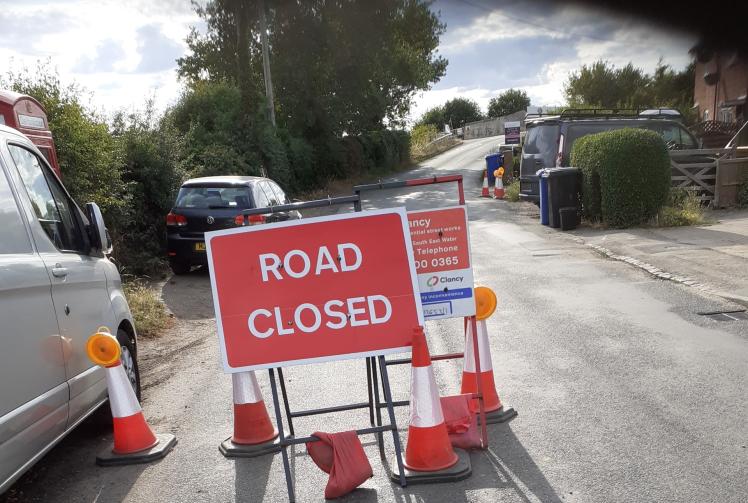 'Over the top' road closure questioned by inconvenienced residents driving three miles out of their way