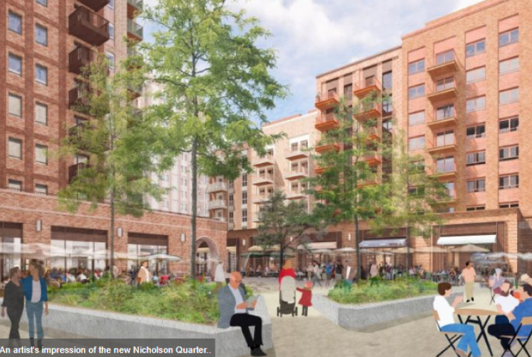 Nicholson Quarter recommended for approval as developer sends out 'letter of notice' 