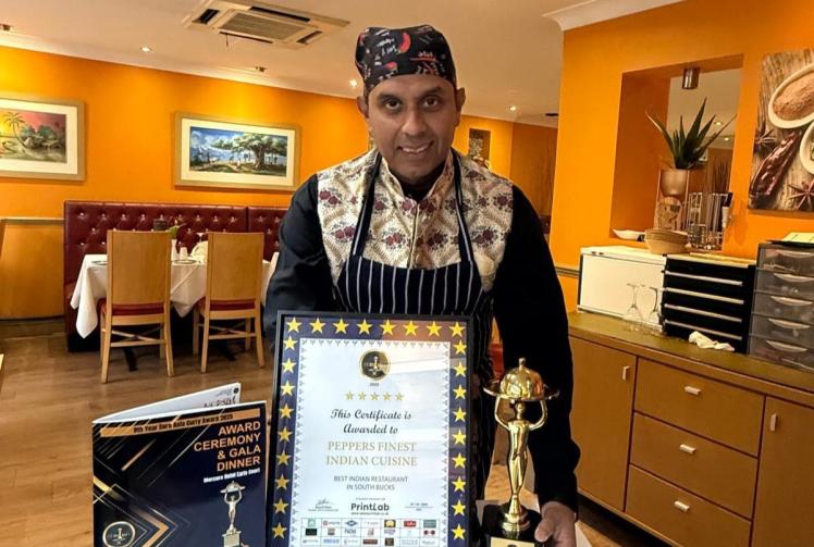Burnham restaurant is 'very thrilled' after first curry award win in 20 years