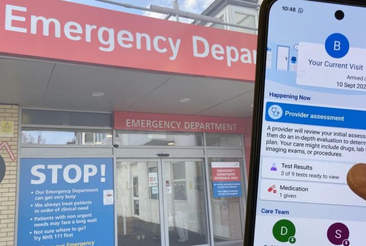 Frimley Health launches real-time emergency care tracking through app