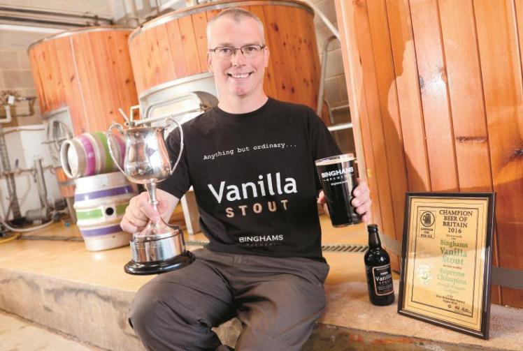 Binghams Brewery wins prestigious national beer award from CAMRA