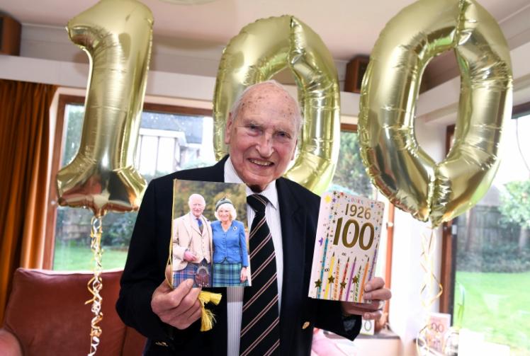 Old Maidonians and Desborough Society president celebrates 100th birthday 