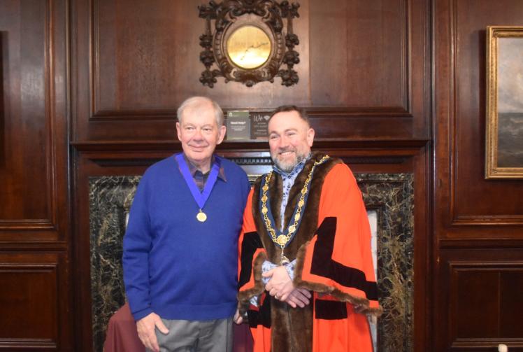 Henley town medal ceremony